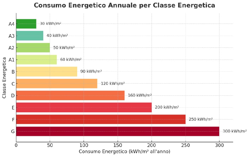 consumo energetico annuale